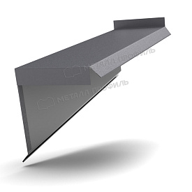 Планка сегментная торцевая левая 350 мм (VALORI-20-Grey-0.5)