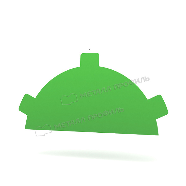 Заглушка конька круглого простая NormanMP (ПЭ-01-6018-0.5) ― приобрести по доступным ценам (365 ₽) в Санкт-Петербурге.